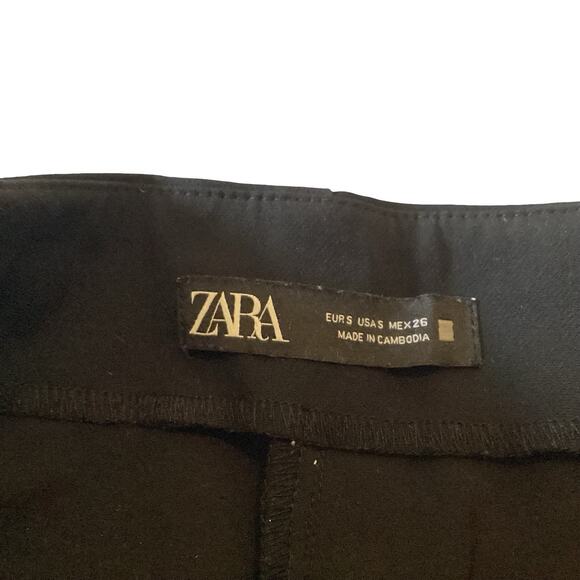 Zara Slim Front Slit Pants - Picture 5 of 9
